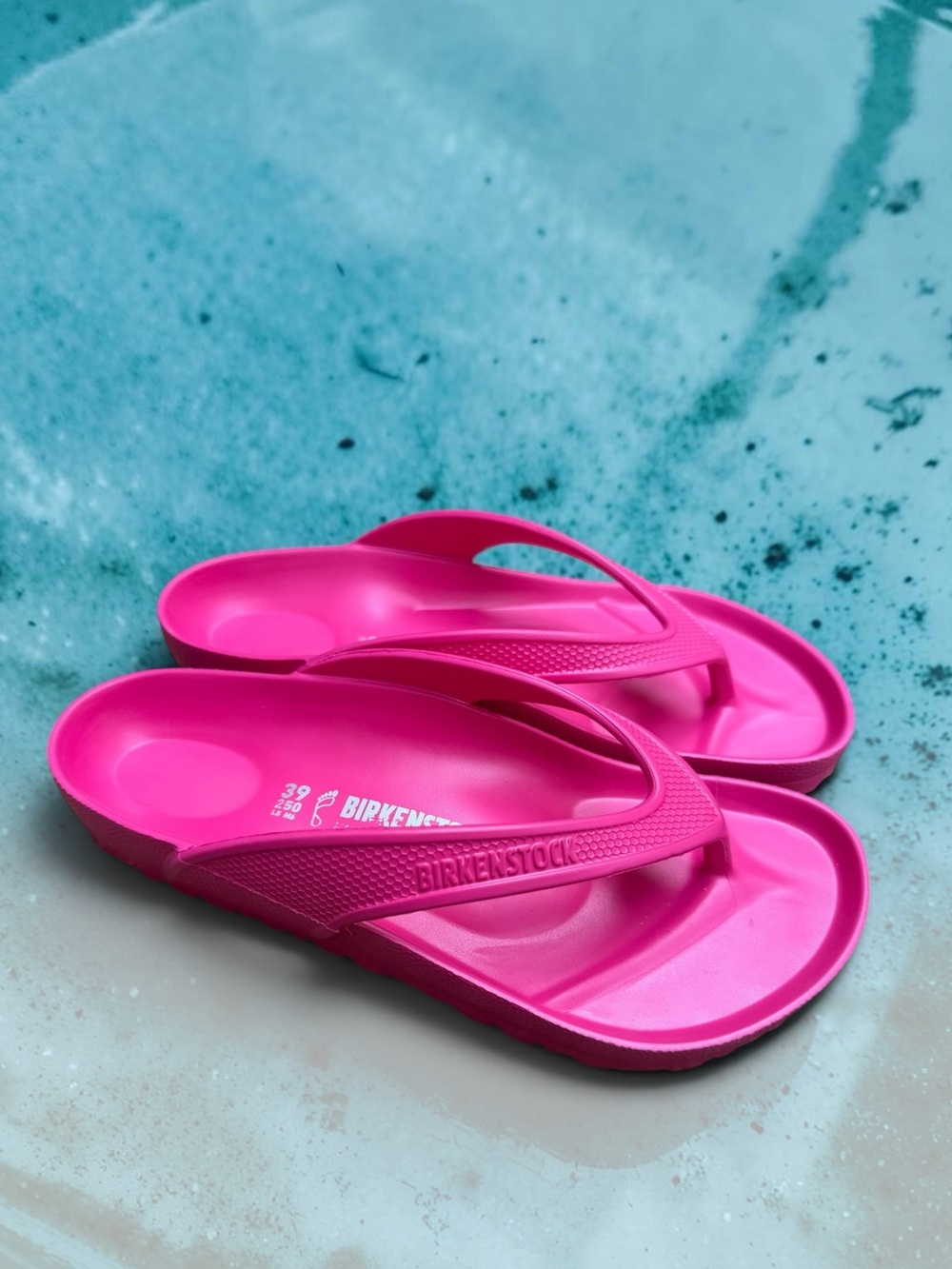 NEW Birkenstock Gizeh EVA Hot Pink Flip Flops Sandals Women's EU 39